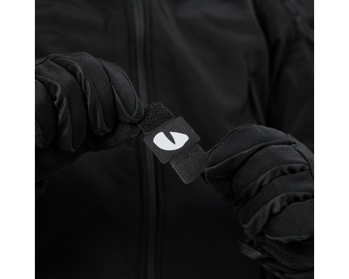 M-TAC НАШИВКА TIGER EYES LASER CUT (ПАРА) REFLECTIVE BLACK