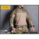 Футболка EMERSON Skin Tight Base Layer Camo Running V Shirts Multicam