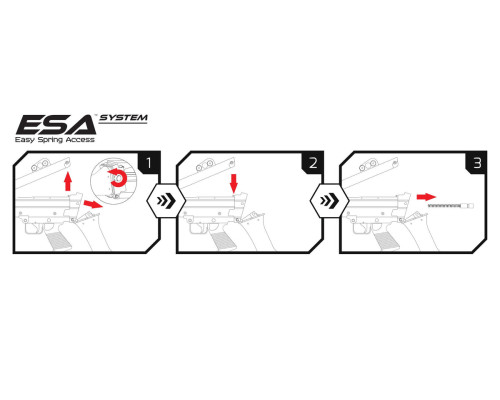 Airsoft реплика PARA SA-249 CORE Machine Gun - Tan