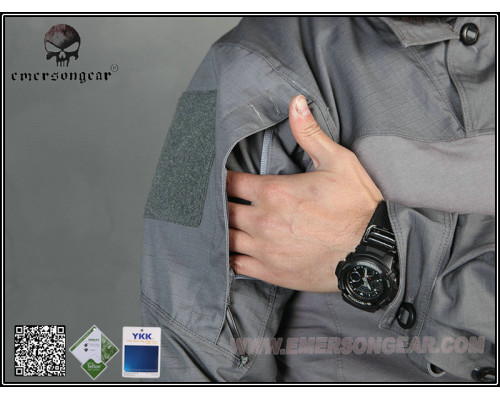Тактическая рубашка EmersonGear Assault Shrits Wolf Grey