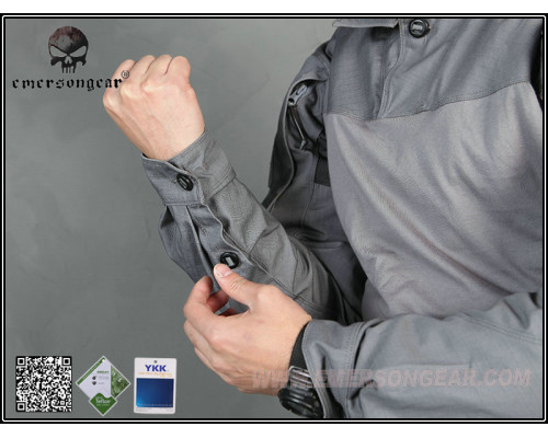 Тактическая рубашка EmersonGear Assault Shrits Wolf Grey