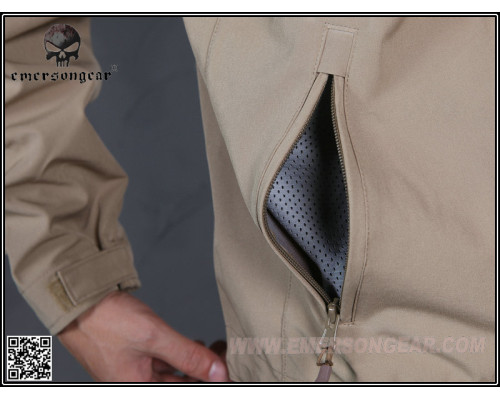 Куртка EmersonGear SoftShell Windbreaker Jacket Khaki
