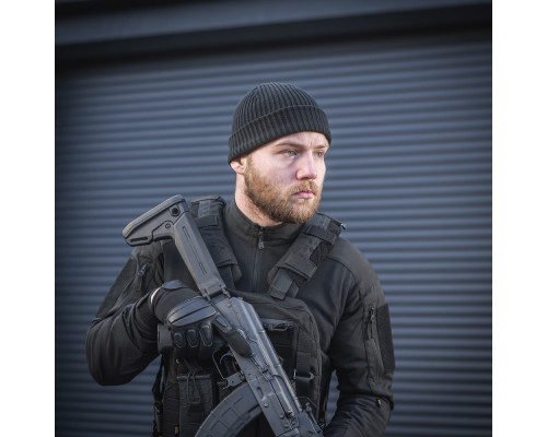 M-TAC ШАПКА ВЯЗАНАЯ 100% АКРИЛ BLACK