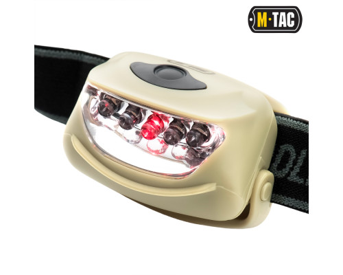 M-TAC ФОНАРЬ НАЛОБНЫЙ 4+1 LED