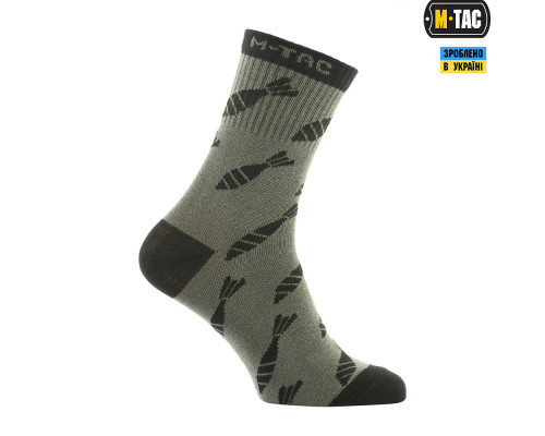 M-TAC НОСКИ ЛЕГКИЕ MK.3 MORTAR BOMBS OLIVE