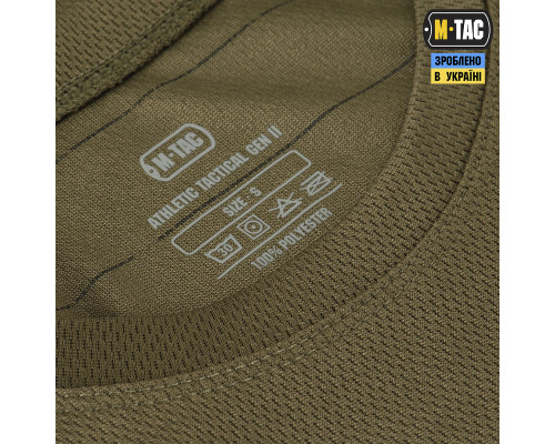 M-TAC ФУТБОЛКА ПОТООТВОДЯЩАЯ ATHLETIC GEN. 2 OLIVE