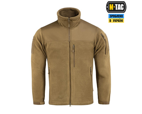 M-TAC КУРТКА ALPHA MICROFLEECE GEN.II COYOTE BROWN