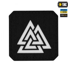 M-TAC НАШИВКА ВАЛЬКНУТ LASER CUT BLACK/GID