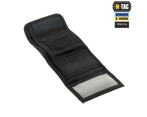 M-TAC КОШЕЛЕК С ЛИПУЧКОЙ ELITE GEN.II HEX BLACK