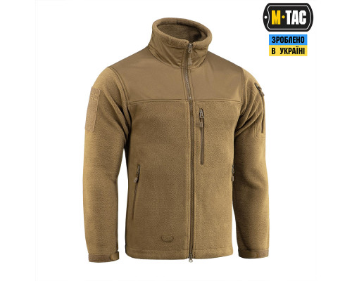 M-TAC КУРТКА ALPHA MICROFLEECE GEN.II COYOTE BROWN