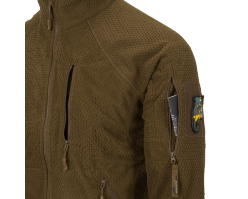 КОФТА ALPHA TACTICAL JACKET - GRID FLEECE COYOTE