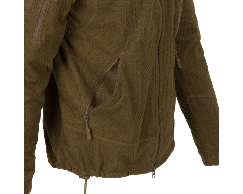 КОФТА ALPHA TACTICAL JACKET - GRID FLEECE COYOTE
