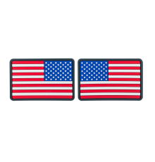 USA Small Flag (set - 2pcs.) - PVC - True Colors