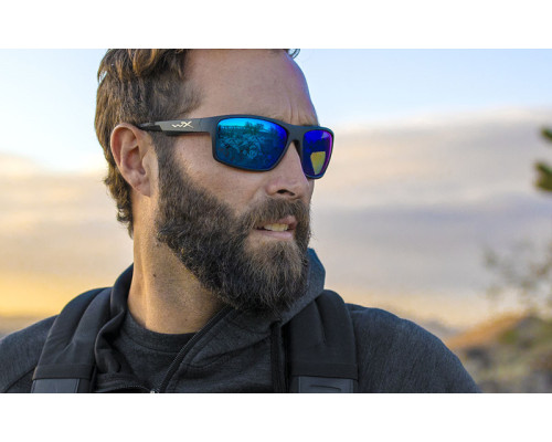 Очки WILEY X WX PEAK Lenses: CAPTIVATE™ Polarized Blue Mirror