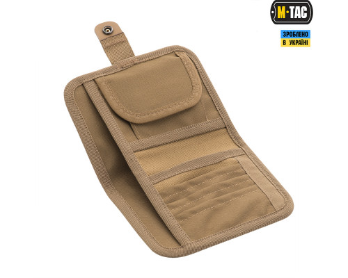 M-TAC КОШЕЛЕК С ЛИПУЧКОЙ ELITE LARGE COYOTE