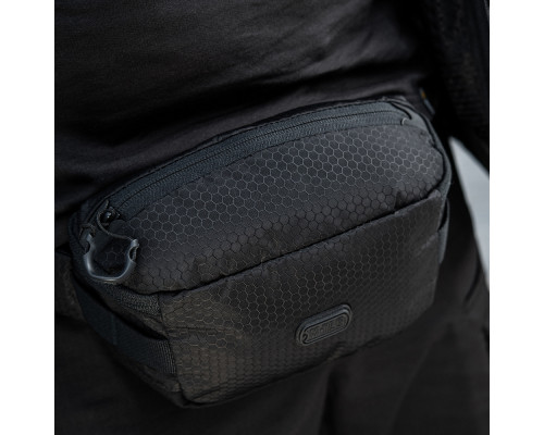 M-TAC СУМКА TACTICAL WAIST BAG ELITE HEX BLACK