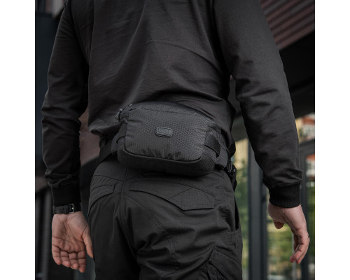 M-TAC СУМКА TACTICAL WAIST BAG ELITE HEX BLACK
