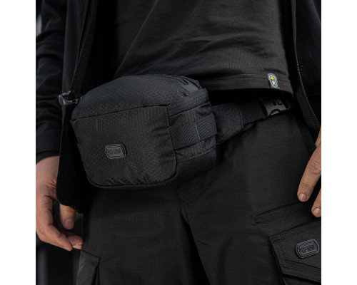 M-TAC СУМКА TACTICAL WAIST BAG ELITE HEX BLACK