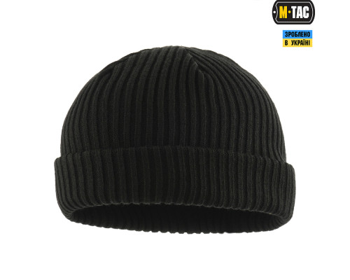 M-TAC ШАПКА ВЯЗАНАЯ 100% АКРИЛ BLACK