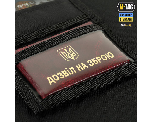M-TAC КОШЕЛЕК С ЛИПУЧКОЙ ELITE GEN.II HEX BLACK