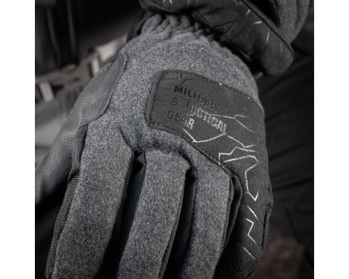 M-TAC ПЕРЧАТКИ ЗИМНИЕ EXTREME TACTICAL DARK GREY