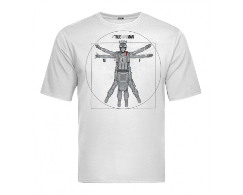 Футболка V-TAC - Vitruevian White