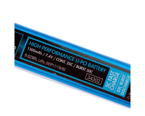 Аккумулятор Nimrod Lipo 7.4V 1300mAh 25C Stock Tube Type T-Plug