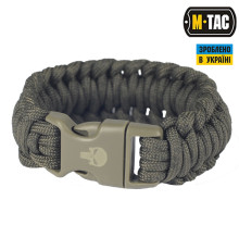 M-TAC БРАСЛЕТ ПАРАКОРД КАРАТЕЛЬ 2 ОЛИВА