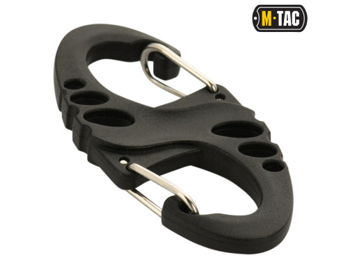 M-TAC КАРАБИН S-HOOK ПЛАСТИКОВЫЙ BLACK