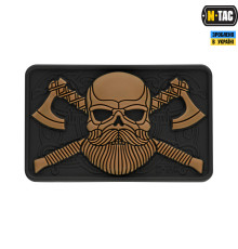 M-TAC НАШИВКА BEARDED SKULL 3D ПВХ BLACKCOYOTE