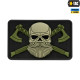 M-TAC НАШИВКА BEARDED SKULL 3D ПВХ BLACKOLIVE