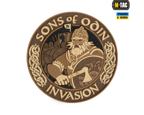 M-TAC НАШИВКА SONS OF ODIN 3D ПВХ КОЙОТ