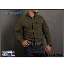 Тактическая рубашка Emersongear Blue Lable Triple Tech Tac-Shirt Ranger Green