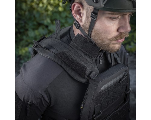 M-TAC ДЕМПФЕР ПЛЕЧЕВОЙ ДЛЯ ПЛИТОНОСКИ CUIRASS QRS BLACK