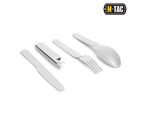 M-TAC СТОЛОВЫЙ НАБОР SMALL (4 ЭЛЕМЕНТА) СТАЛЬ