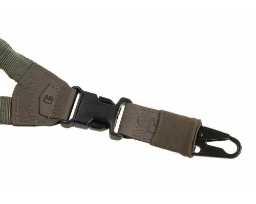 Одноточечный ремень Claw Gear ONE POINT ELASTIC SUPPORT SLING SNAP HOOK Olive