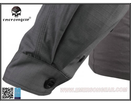 Тактическая рубашка EmersonGear Arc Style LEAF Talos LT Halfshell Wolf Grey