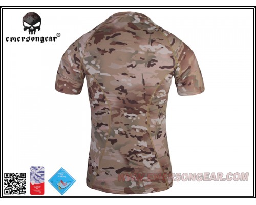 Футболка EMERSON Skin Tight Base Layer Camo Running Shirt Multicam