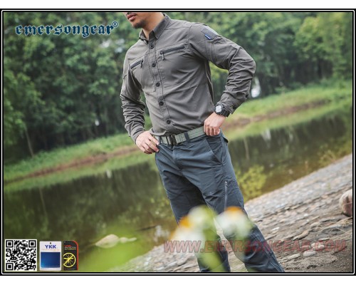 Тактическая рубашка Emersongear Blue Lable Defender Tac-Shirt Gray