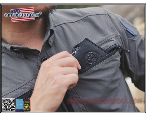 Тактическая рубашка Emersongear Blue Lable Defender Tac-Shirt Gray