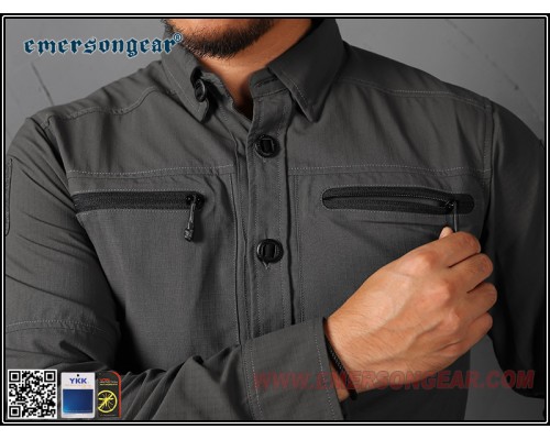 Тактическая рубашка Emersongear Blue Lable Defender Tac-Shirt Gray