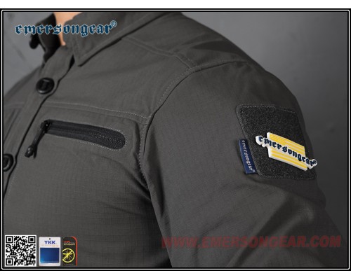 Тактическая рубашка Emersongear Blue Lable Defender Tac-Shirt Gray