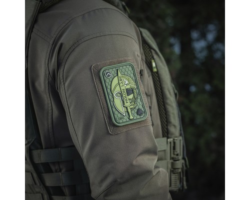 M-TAC НАШИВКА MOLON LABE ACE 3D PVC OLIVE