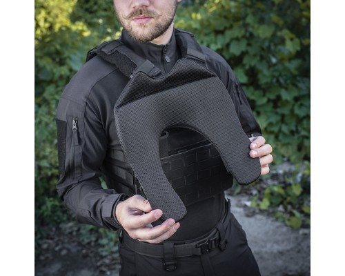 M-TAC ДЕМПФЕР ПЛЕЧЕВОЙ ДЛЯ ПЛИТОНОСКИ CUIRASS QRS BLACK
