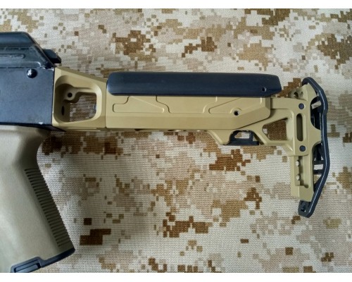 Фиксированный приклад для АК CRC 5002/9035 Cerakote Coated Coyote Tan, Armor Black, Forest Green