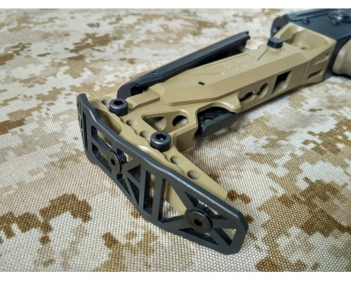 Фиксированный приклад для АК CRC 5002/9035 Cerakote Coated Coyote Tan, Armor Black, Forest Green