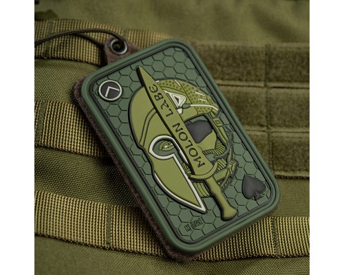 M-TAC НАШИВКА MOLON LABE ACE 3D PVC OLIVE