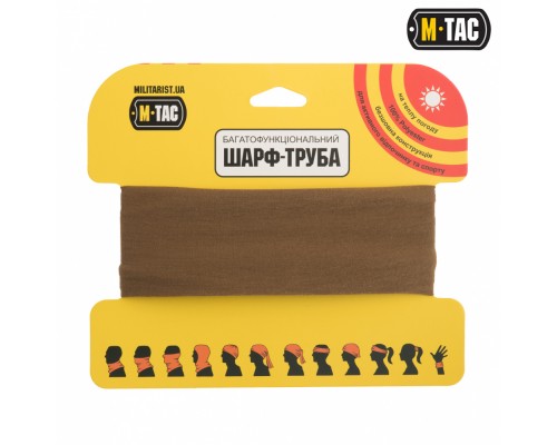 M-TAC ШАРФ-ТРУБА ОБЛЕГЧЕННЫЙ COYOTE