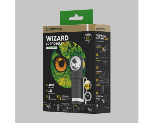 Фонарь ARMYTEK WIZARD C2 PRO MAX LR Cold