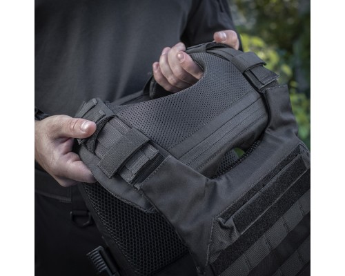 M-TAC ДЕМПФЕР ПЛЕЧЕВОЙ ДЛЯ ПЛИТОНОСКИ CUIRASS QRS BLACK